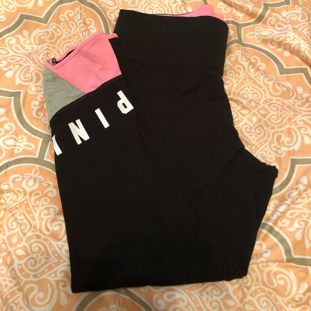 Vs pink Capri legging Large
